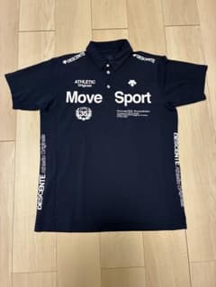 DESCENTE Move Sport ポロシャツ ネイビー