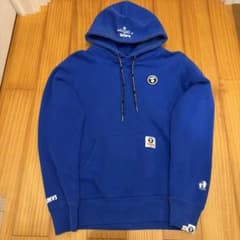 A BATHING APE フード付き　パーカー 青のサムネイル