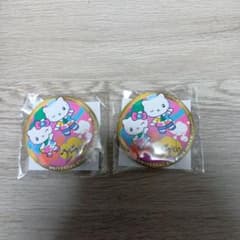 USJ 25周年ハローキティ缶バッジ 2個 日光江戸村　上忍のマスク　3点セットのサムネイル