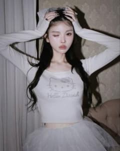Darich Hello Kitty コンパクトロングTシャツWHTのサムネイル