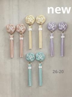 水引 ꫛꫀꪝ✧‧˚【26-20】梅結び揺れるタッセル 8個パーツ - メルカリ