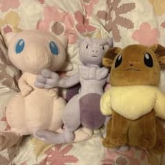 ミュウ ミュウツー イーブイ ぬいぐるみセット ミュウ ミュウツー イーブイ ぬいぐるみセット - メルカリ