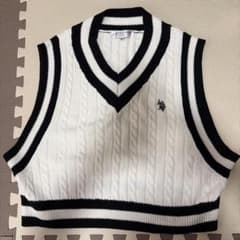 U.S. POLO ASSN. ニットベスト Mサイズのサムネイル