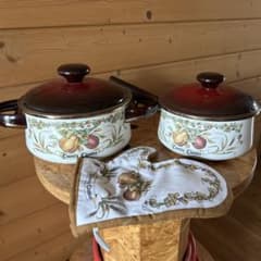昭和レトロCountry Classics ホーロー鍋 セットのサムネイル