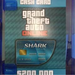 PS4 グランドセフトオート 5 GTAオンライン タイガーシャークマネーカードのサムネイル