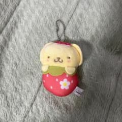 ポムポムプリン　いちごおくるみマスコットのサムネイル