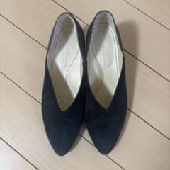 美品 REGAL パンプス スエード ブラックのサムネイル
