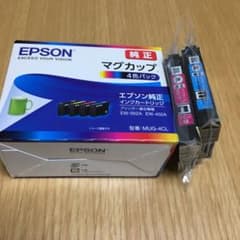 EPSON インクカートリッジ　マグカップ　未開封　おまけ2個付きのサムネイル