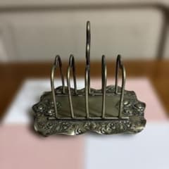 【極美品】 英国アンティーク 1900年頃 トーストラック 猫脚 アールヌーボー 極美品】 英国アンティーク 1900年頃 トーストラック 猫脚 アール