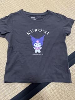 UNIQLO キッズ Tシャツ 130cm クロミ　2点購入で100円引きのサムネイル