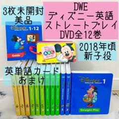 【美品】ディズニー英語システム DWE メインプログラム　テキスト12冊セット他 DWE ディズニー英語システム ストレートプレイDVD全12巻 美品 502