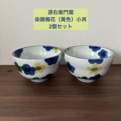 源右衛門窯 染錦梅花 小丼 黄色 - メルカリ