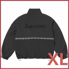Supreme Logo Taping Track Jacket Black - メルカリ