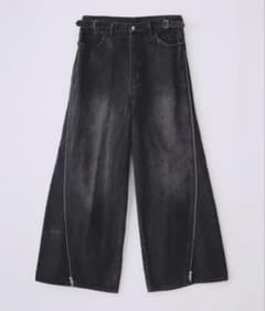 GRANCY ジップデザイン バギーデニム Mサイズ - メルカリ