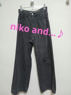niko and… デニムワイドパンツ Mサイズのサムネイル