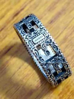 GUCCI グッチ スクエアGリング　指輪 11号のサムネイル