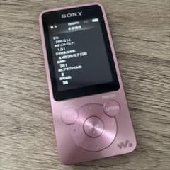 ソニー ウォークマン NW-S14 8GB うすピンク - メルカリ