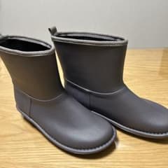 Charming チャーミング Mサイズ レインブーツ ショート グレーのサムネイル