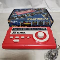 エポック社のテレビブロック／7種類の画面で28のゲーム！【昭和時代のレトロ玩具】 ジャンク◇エポック社 テレビブロック TV BLOCK 本体 箱付 レトロ
