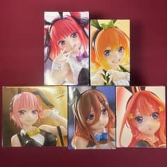 五等分の花嫁 DesktopCute 一花 二乃 三玖 四葉 五月 コンプセット 五等分の花嫁DesktopCuteバニー中野一花,二乃,三玖,四葉五月フィギュア