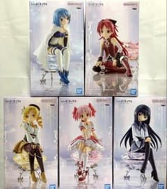 魔法少女まどか☆マギカ フィギュア 5体セット - メルカリ