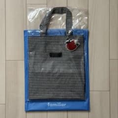 familiar トートバッグ ギンガムチェック　縦型のサムネイル