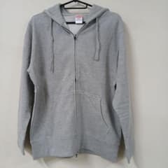 United Athle フルジップパーカー グレー M 男女兼用 ダブルジップのサムネイル