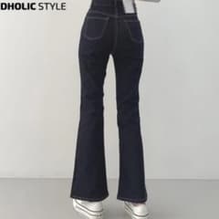 ハイウエストフレアデニムパンツ　dholicのサムネイル