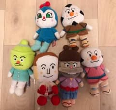 アンパンマンキャラクター ぬいぐるみ 6体セットのサムネイル