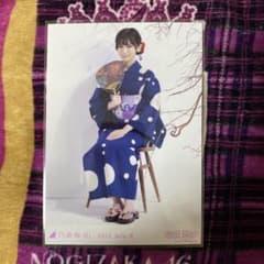 乃木坂46 池田瑛紗　浴衣　生写真　座りのサムネイル