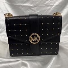 MICHAEL KORS スタッズ ショルダーバッグ ブラックのサムネイル