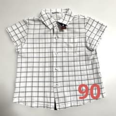 familiarデビューに⭐︎チェック柄シャツ 90 - メルカリ