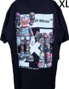Off-WxVirgil Abloh グラフィックプリント Tシャツ ブラック - メルカリ