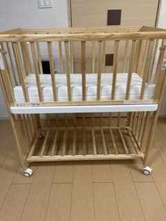 【訳あり美品】大和屋　ベビーベッド　そいねーる　＋ロングのサムネイル
