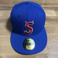 Supreme New Era ベースボールキャップ 青 7 5/8のサムネイル