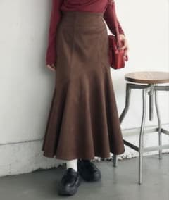 RETRO GIRL スエポンマーメイドSK ブラウンのサムネイル