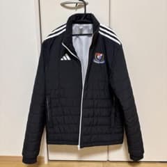 横浜F・マリノス adidas キルティングジャケット　サイズ：L 横浜F・マリノス adidas キルティングジャケット サイズ：L - メルカリ