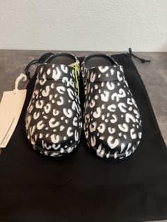 ソロイスト × OOFOS クロッグサンダル US8 レオパード