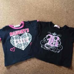 Tシャツ2枚セット 女の子 90のサムネイル