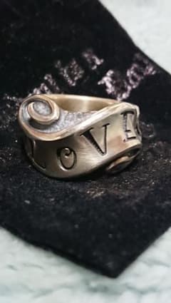 MESSAGE ON RIBBON RING / LOVEのサムネイル