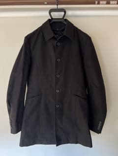 NICOLE CLUB FOR MEN ステンカラーコート ブラックのサムネイル
