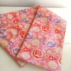 ジュニア　子供袋帯☆ピンクに薔薇の花 ジュニア 子供袋帯☆ピンクに薔薇の花 - メルカリ