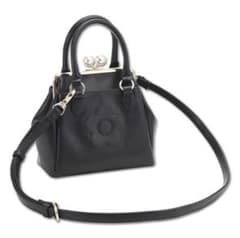 マリークワント MARY QUANT バッグ　パールガマ口 2WAY（ブラック）のサムネイル