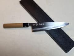 和田健一　本霞　白ニ鋼　牛刀　210mm 和田健一 本霞 白ニ鋼 牛刀 210mm - メルカリ