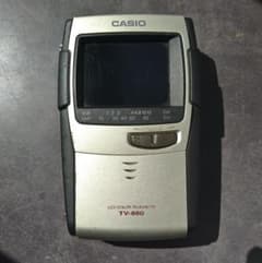 【レトロ商品】CASIO ポータブルテレビ TV-880のサムネイル