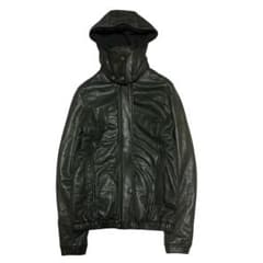00s leather hoodie Y2K japanese label 平成 - メルカリ