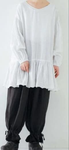 nest Robe ♡リネンスカラップチュニック - メルカリ