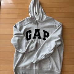 GAP ジップアップパーカー グレーのサムネイル