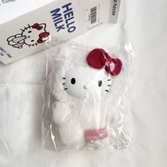 サンリオハウス フラッフィー ハローキティー チャーム 　milk ミルク　白 m40663131735_1.jpg?1782016686