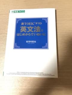 新TOEICテスト 英文法をはじめからていねいにのサムネイル